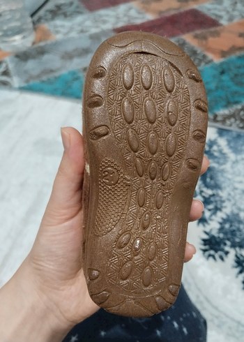 21 Beden Kahverengi erkek bebek ayakkabı 21
