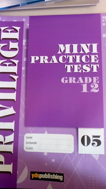 Mini practice test