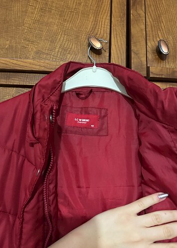 Düğmeli Bordo Kadın Yelek - Görsel 4