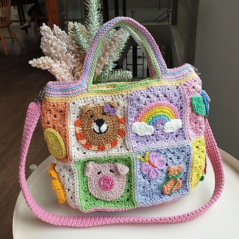 örgü pinterest çanta