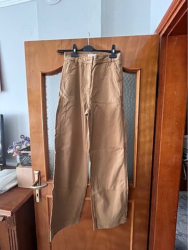 kahverengi bol pantolon