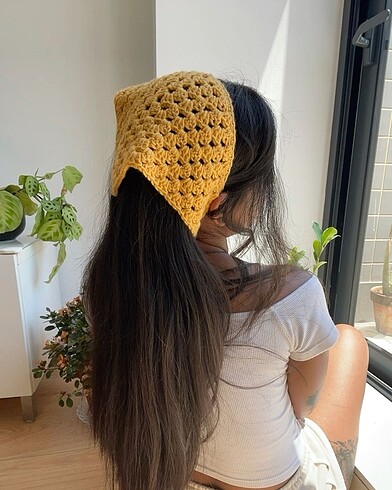 Beden çeşitli Renk örgü bandana