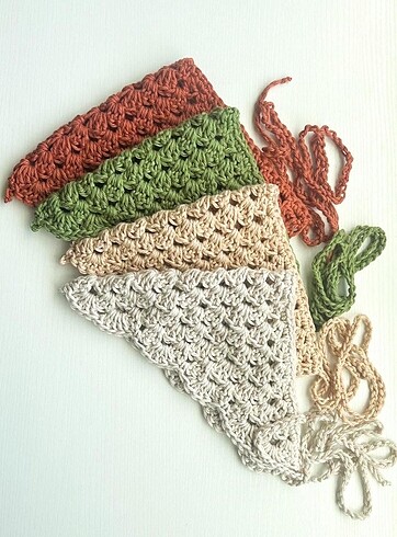Beden örgü bandana
