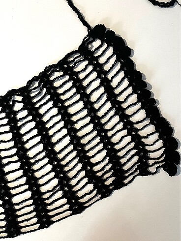 örgü pareo plaj eteği - Görsel 3