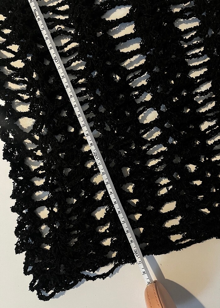 örgü pareo plaj eteği - Görsel 2