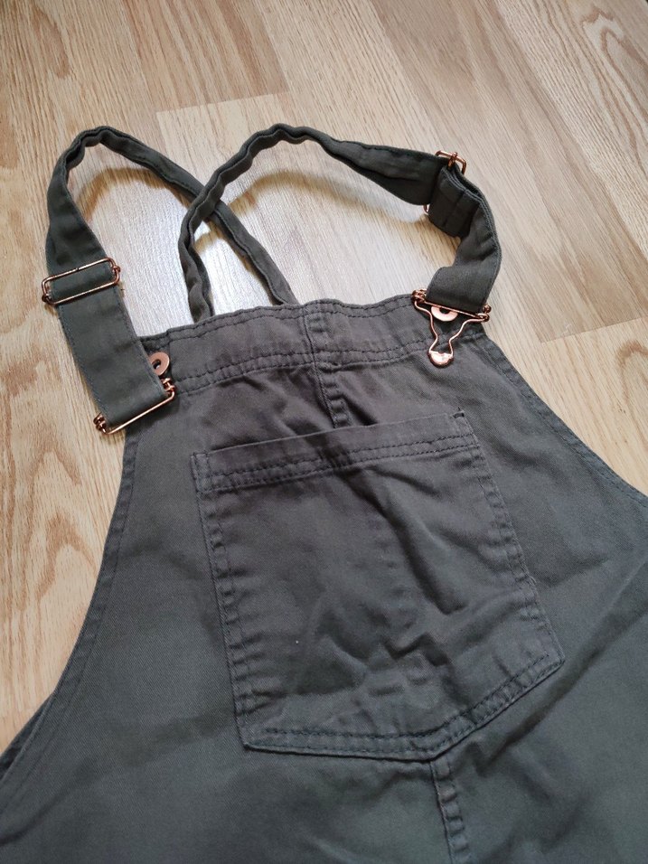 Kemerli açık kahve Salopet - Görsel 3