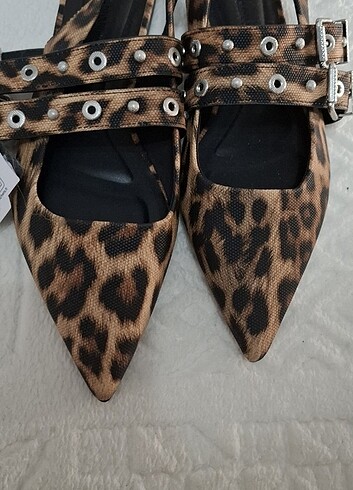 Stradivarius Stradivarius leopar desenli babet