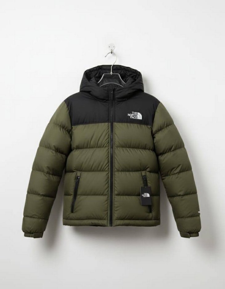 The North Face Yeşil Kapüşonlu Erkek Mont - Görsel 3