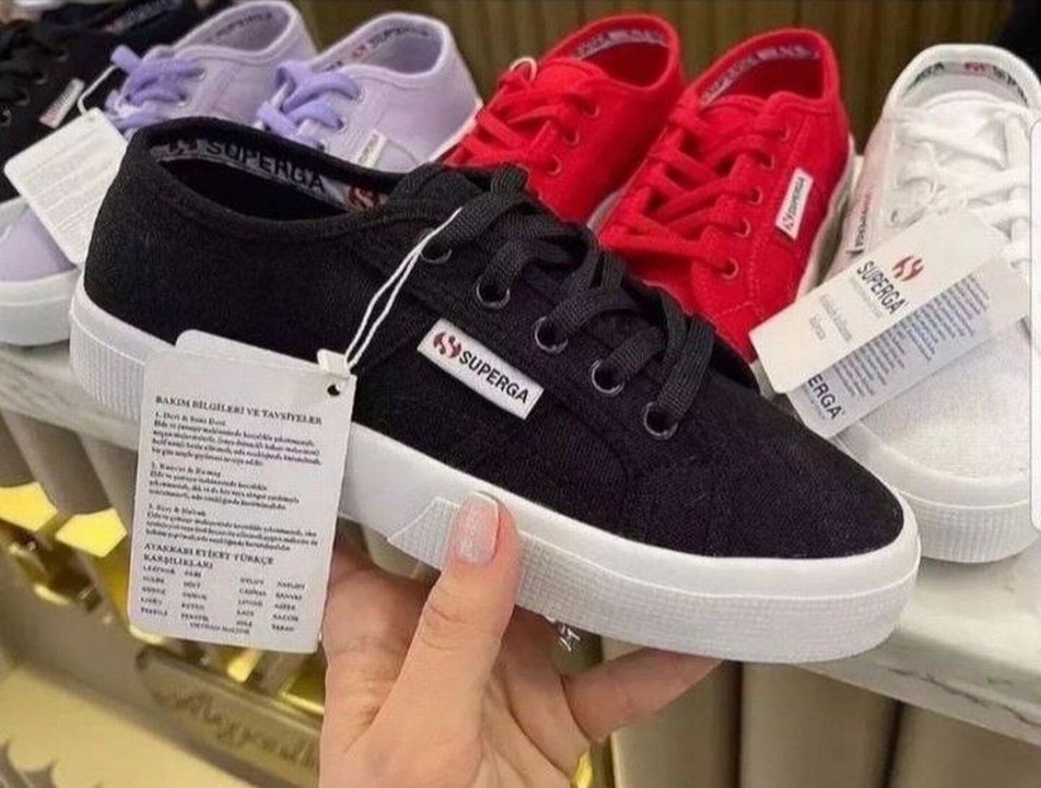 Siyah Erkek Spor Ayakkabı Velcro Detaylı - Görsel 3