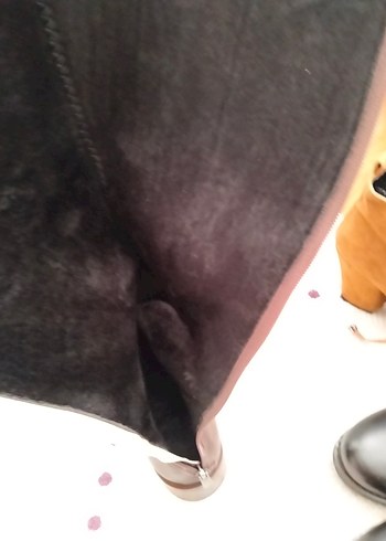 Kadın Kahverengi Deri Dizüstü Tokalı Bot - Görsel 5