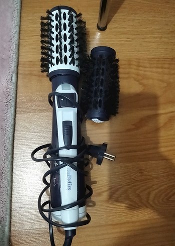 Gri-Beyaz Saç Şekillendirici Fırça - Görsel 2