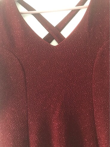 38 Beden bordo Renk Bordo abiye elbise