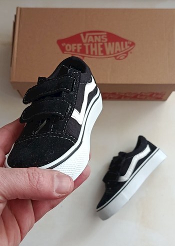 Vans VansBeyaz Siyah çocuk Spor Ayakkabı