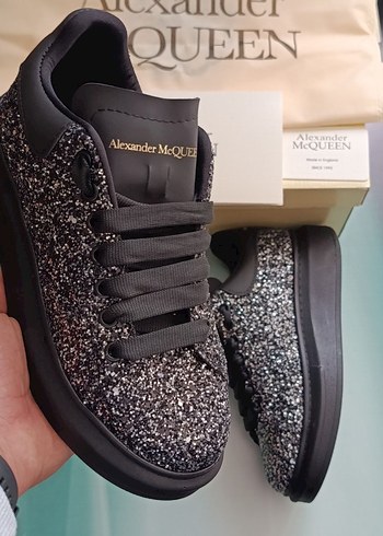 Alexander McQueen Alexander McQueen Gri Simli Platform Sneakers