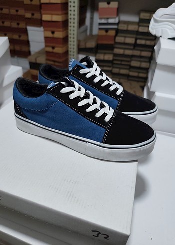 Vans Vans Mavi Siyah Kadın Spor Ayakkabı