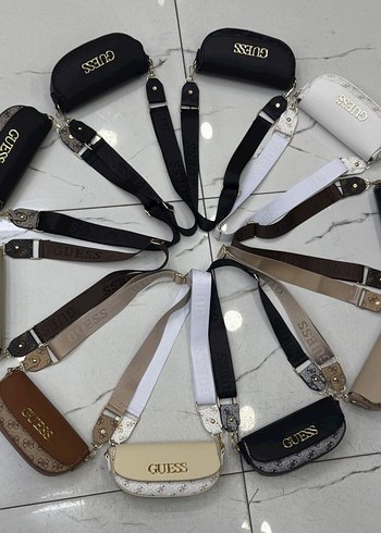 Guess Guess askılı çapraz çanta bej renk