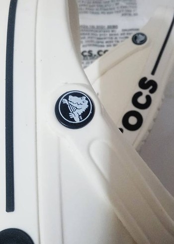 45 Beden beyaz Renk Beyaz Crocs Erkek Terlikler Bantlı