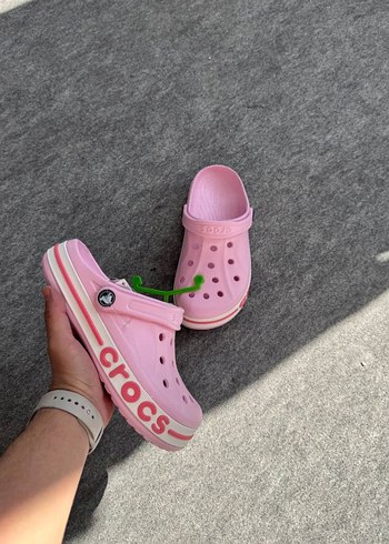 36 Beden ten rengi Renk Bayaband crocs terlik bej