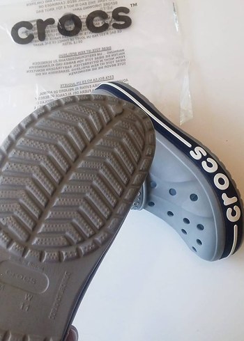Crocs Gri Crocs Erkek Terlik Bantlı 45-46 numaralar