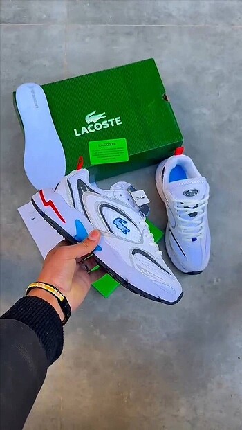 Erkek spor ayakkabı lacoste
