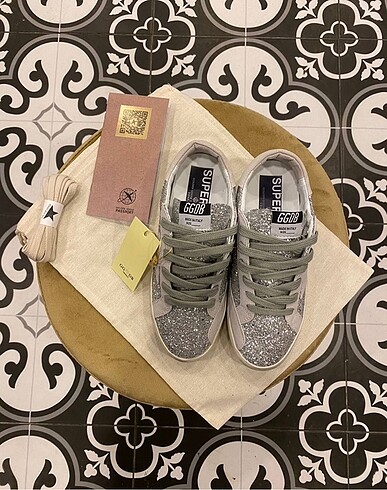 36 Beden Golden goose gümüş simli