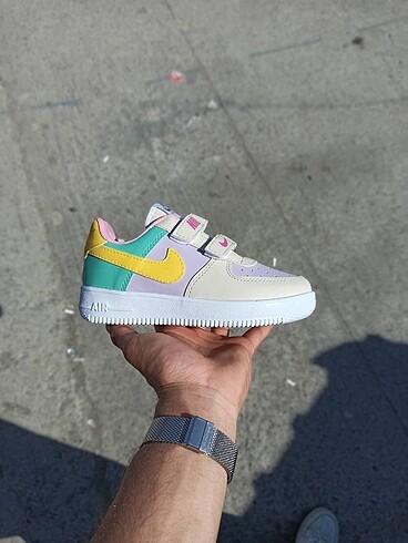 26 Beden mor Renk Nike ışıklı kız çocuk spor ayakkabı