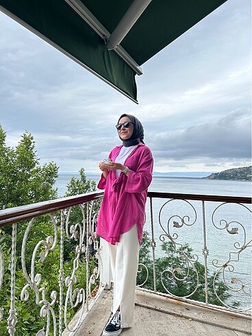 Pull and bear pembe kimono