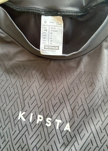 s Beden Kipsta gri Erkek Atletik Tişört