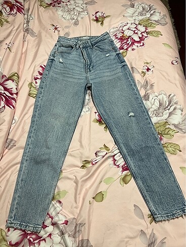 Bershka 34 Beden Mom Slim Jean
