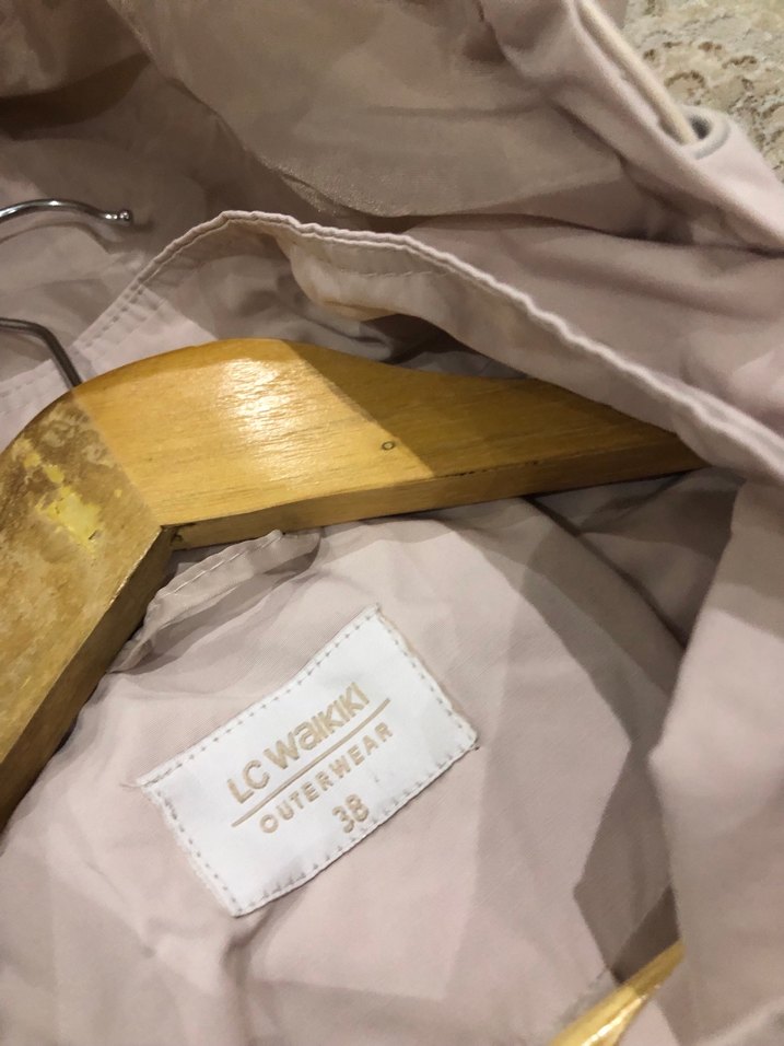 Bej Kadın Uzun Parka Kürklü Kapüşonlu - Görsel 3