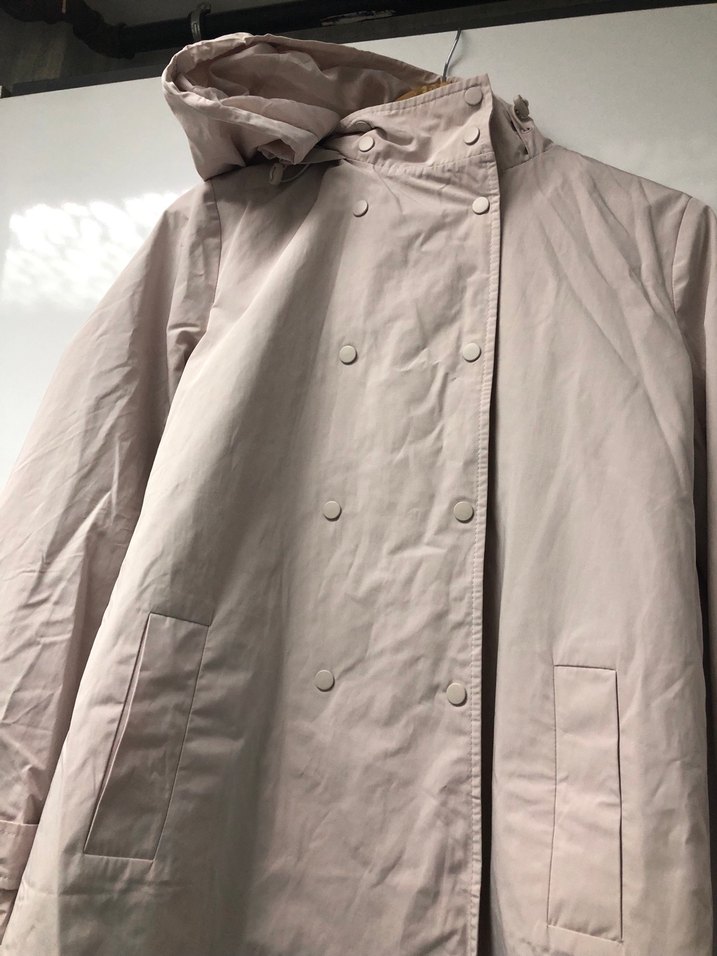 Bej Kadın Uzun Parka Kürklü Kapüşonlu - Görsel 4