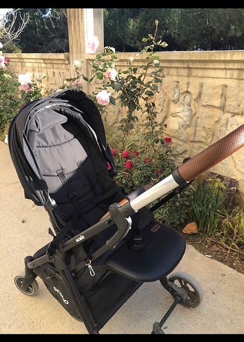 Siyah Bebek Arabası, Ayarlanabilir Gölgelik - Görsel 4