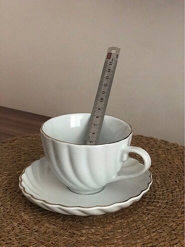 Tabaklı tekli fincan.Ürün sıfırdır. - Görsel 2