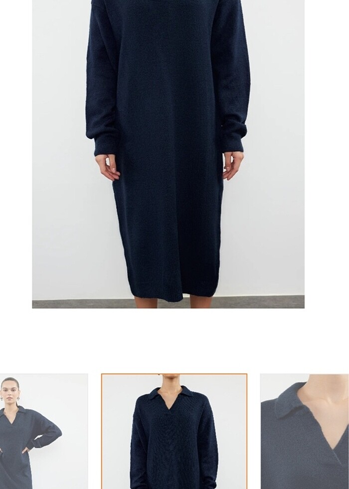 MİLLA LACİ TRİKO ELBİSE - Görsel 3