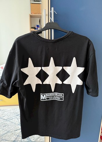 xl Beden Siyah Baskılı Loose Fit Erkek Tişört