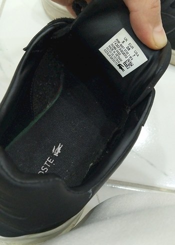 Lacoste Siyah Bağcıklı Erkek Sneaker - Görsel 2