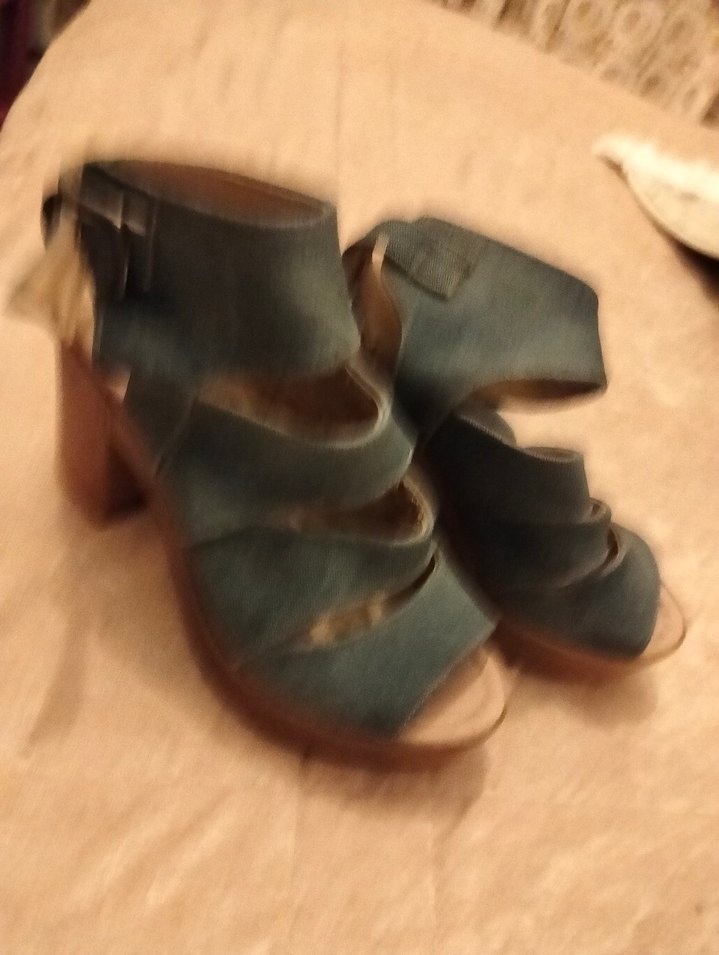 kot rengiYılan Desenli Dolgu Topuklu Kadın Ayakkabı - Görsel 2