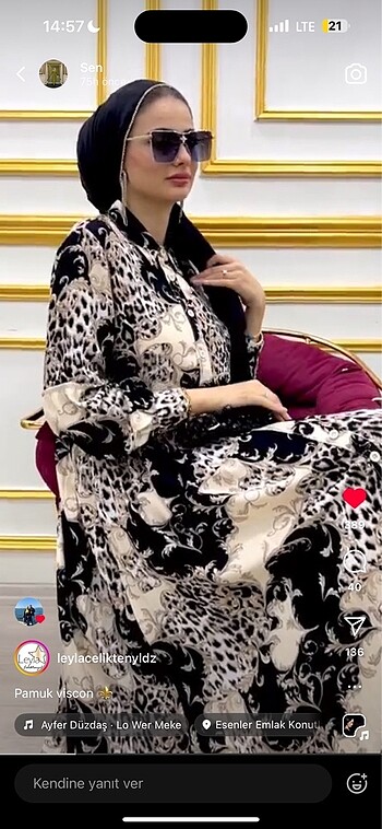 Leyla çeliktenyıldız elbise tesettür