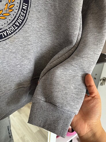 l Beden gri Renk Zara sweat