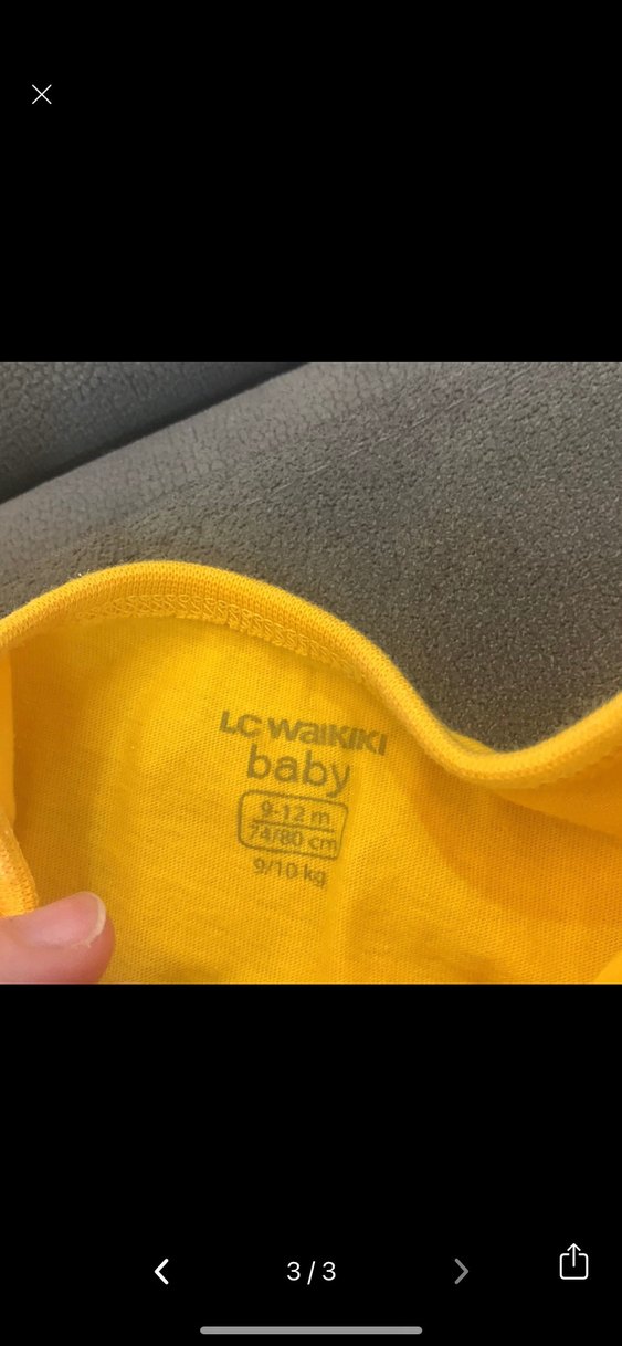 Sarı Fermuarlı Bebek Tulum - Görsel 3