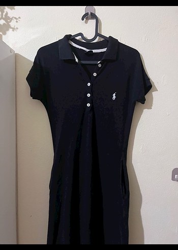 Ralph Lauren Lacivert Polo Yaka Elbise