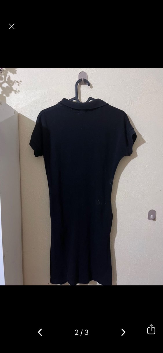 Lacivert Polo Yaka Elbise — görsel 2/3