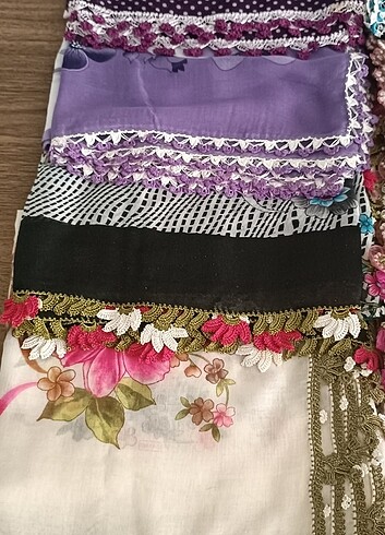 Beden çeşitli Renk Çeyizlik Oyalı yazma