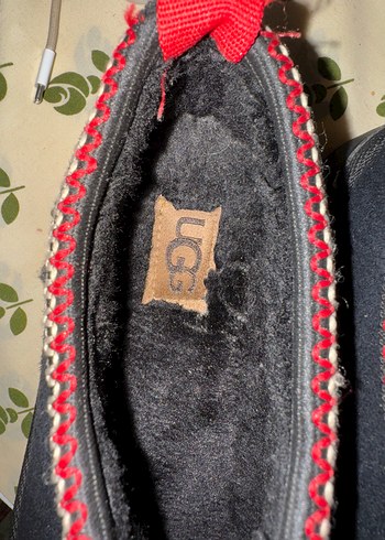 Ugg Koyu Kırmızı Detaylı Erkek Ev Botu - Görsel 4