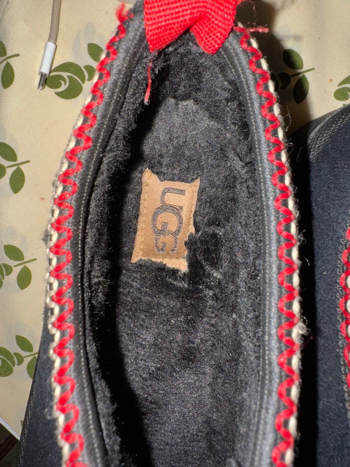 Ugg Koyu Kırmızı Detaylı Erkek Ev Botu - Görsel 4