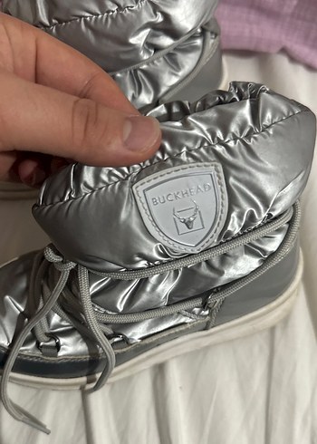 Gri içi yünlü çocuk Bot - Görsel 3