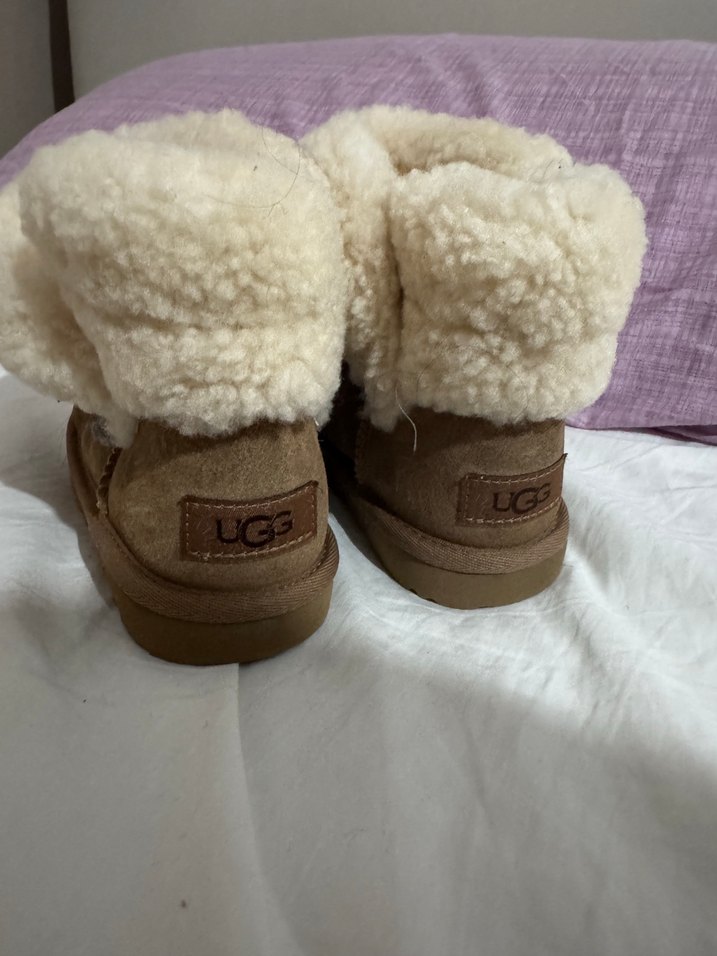 Kız Çocuk Bej Kürklü Bot ugg - Görsel 2