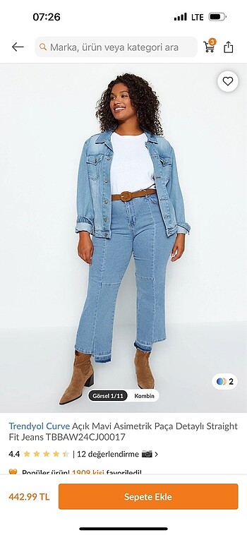 Curve pantolon
