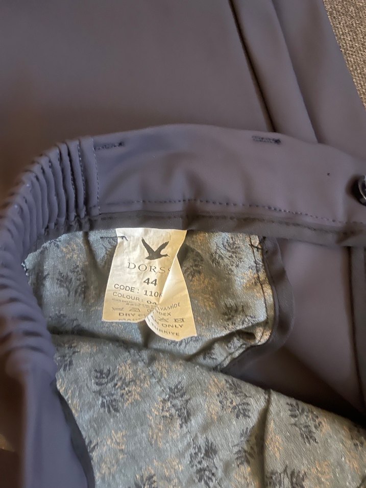 Erkek Lacivert Kumaş Kemerli Pantolon - Görsel 2