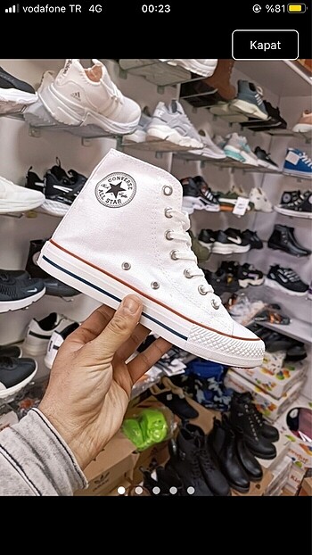 Beyaz Bilek Boy Converse